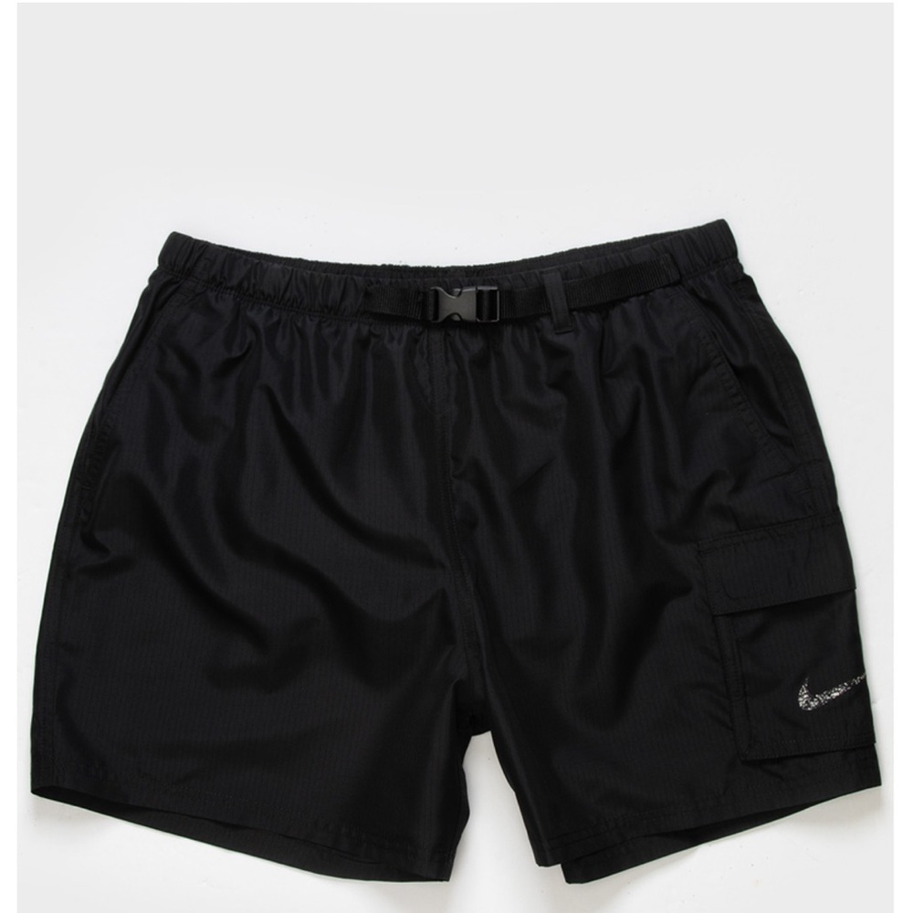Black Nike Athletic Shorts with Belt